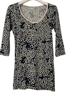 Anthropologie | Porridge Navy & Ivory Scoop Tee - Size Medium